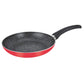 Wellberg Granito Press Aluminium Non Stick Frypan, 24cm, Induction Base, Red
