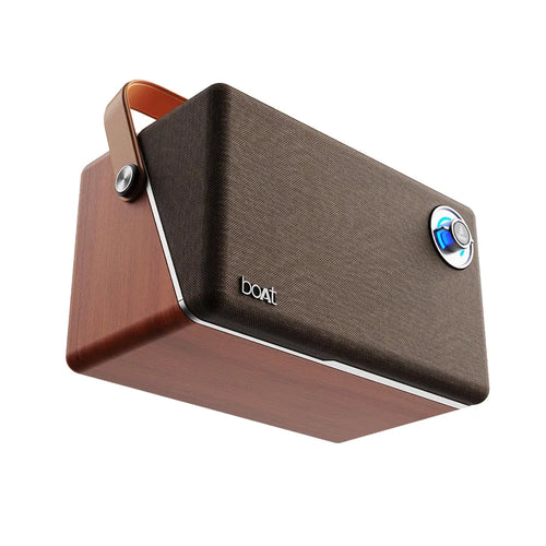 boAt Stone Majestic Bluetooth Speaker w/ 90W Signature Sound, 6 Hours Playtime, Dual Full Range Drivers + Built-in Subwoofer, Dual EQ Modes: Movies & Music