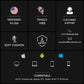 GOBOULT BassBuds X1 in-Ear Wired Earphones with 10mm Extra Bass Driver and HD Sound with mic 