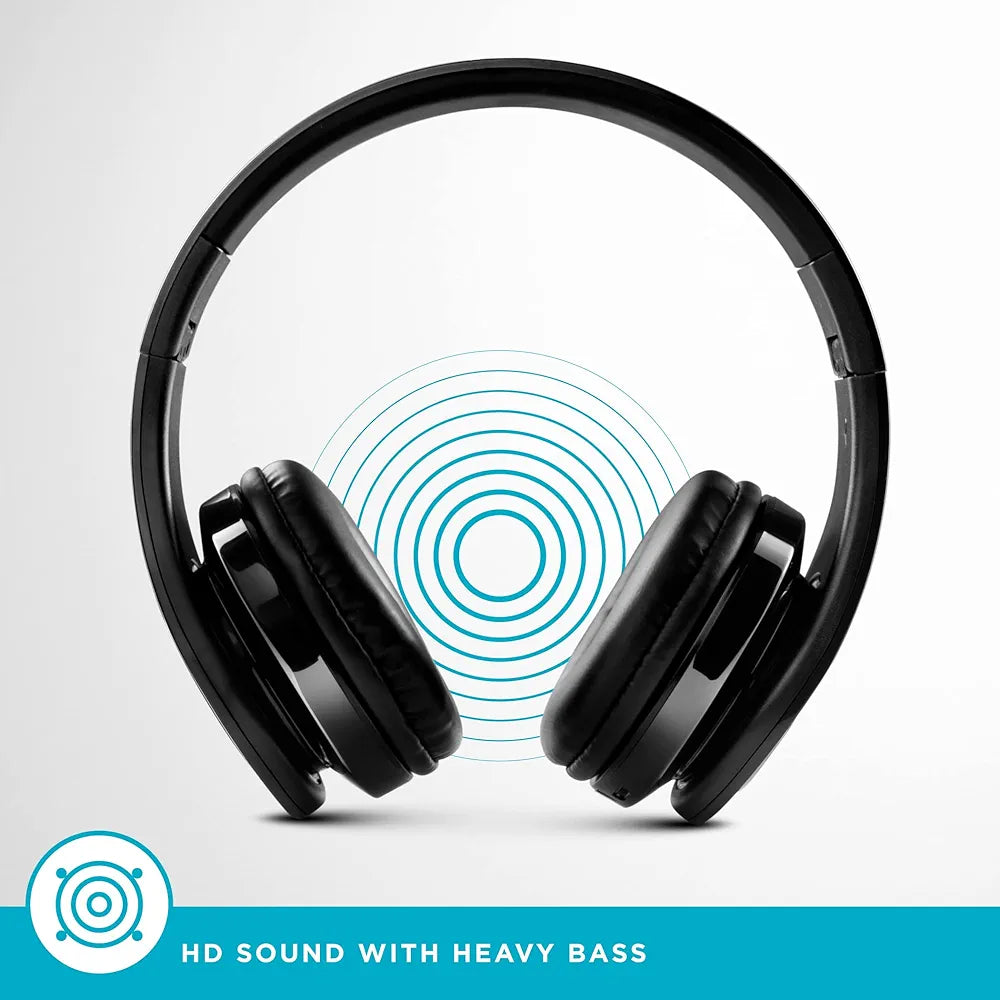 URBN Thump 300 Wireless Bluetooth On Ear Headphone with in-Built Mic, Upto 16 Hours Playback, HD Sound, Deep Bass, FM Radio, Intergrated Controls 