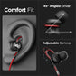 Boult Audio Bassbuds Loop Wired in Ear Earphones with Mic with 12Mm Powerful Driver for Extra Bass with Customizable Ear Loop 
