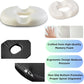 Orthopedic Donut Seat Cushion for Postpartum, Pregnancy, Hemorrhoid Relief Comfortable Coccyx Pain Relief Pillow Portable & Versatile Medical Cushion for Office, Car, Wheelchair Nonslip