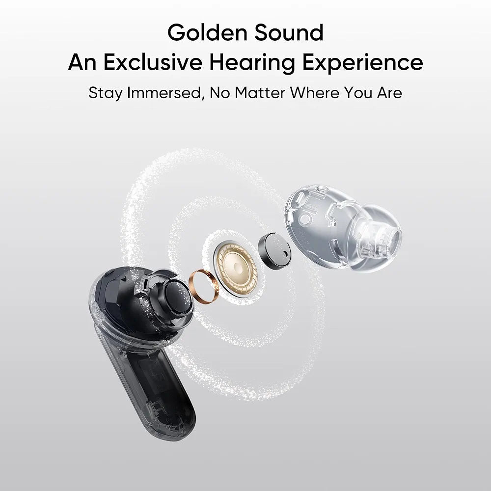 realme Buds Air 7 Pro with Ai Live Translation,11mm+6mm Dual-dac Driver,48 Hrs Play Time,Fast Charge,53 dB ANC,LHDC,45Ms Low Latency,360° Spatial Audio,IP55 Dust & Water Resistant,BT 5.4