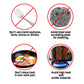 Pigeon Basics Non Induction Base Nons tick Aluminium Cookware set, including Nonstick Dosa Tawa, Nonstick Kadai With Glass Lid, and Nonstick Frying Pan, 