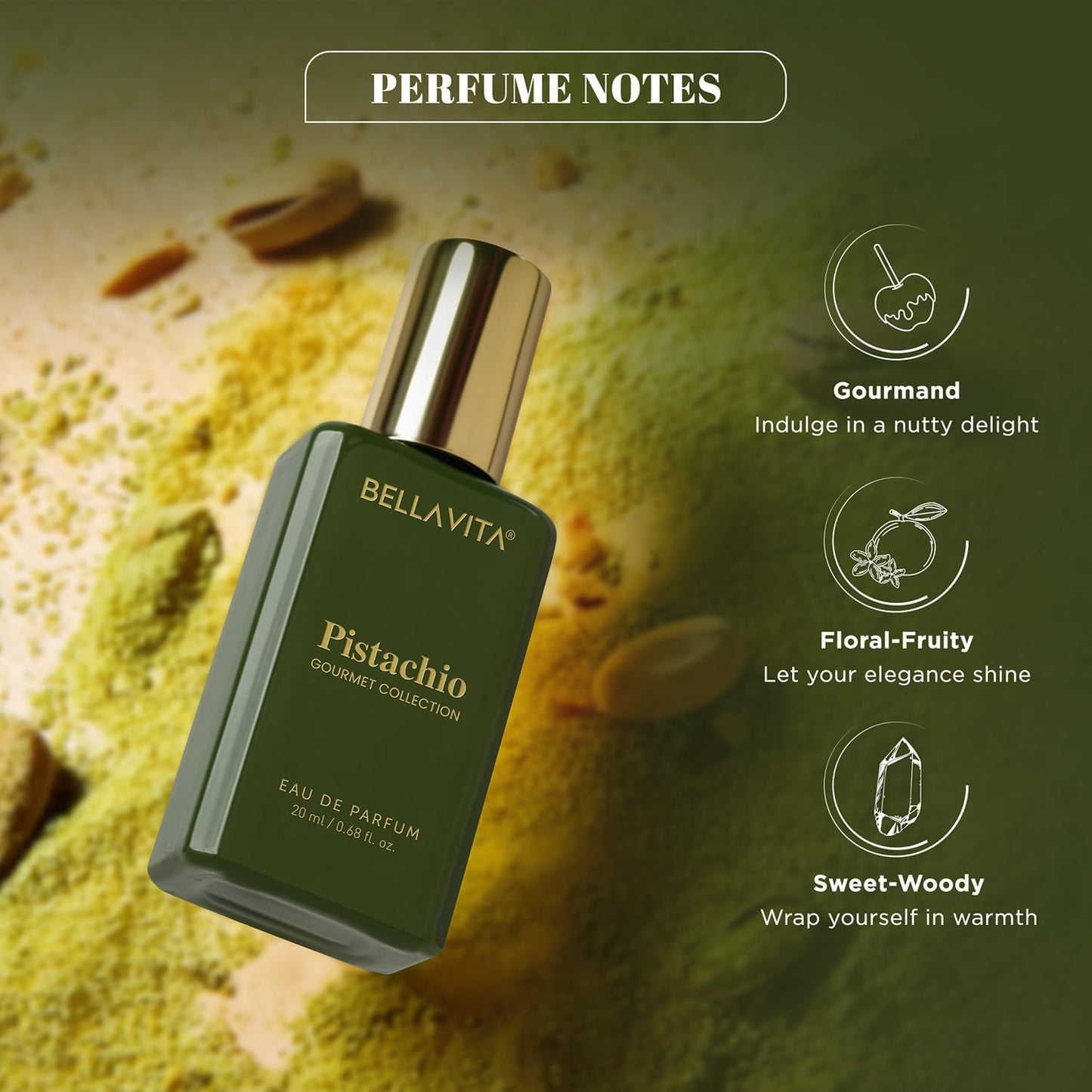 BELLAVITA Gourmet Collection Gift Set 3x20ml | Long Lasting Perfume for Man and Woman