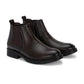 The Lifestyle Co. Men Brown High-Top Chelsea Boots