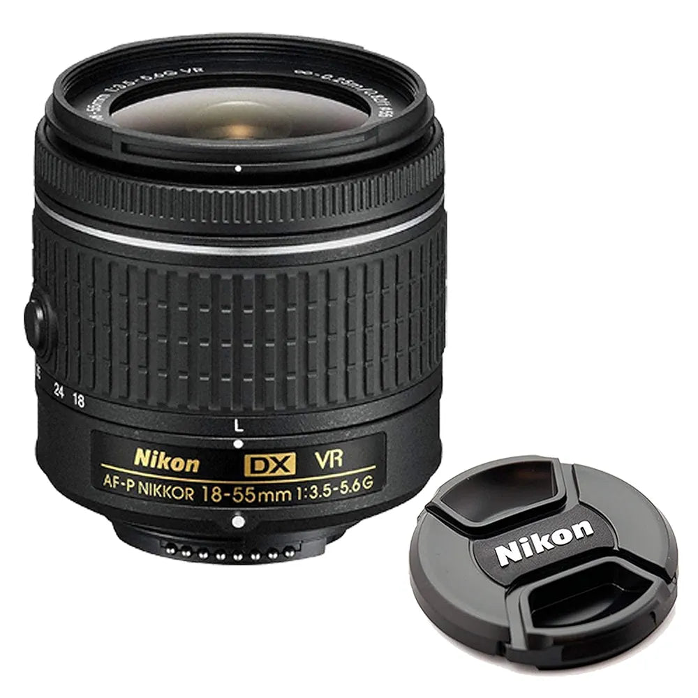 Nikon D5600 DSLR Camera with 18-55mm VR and 70-300mm Lenses + 128GB Card, Tripod, Flash, and More 