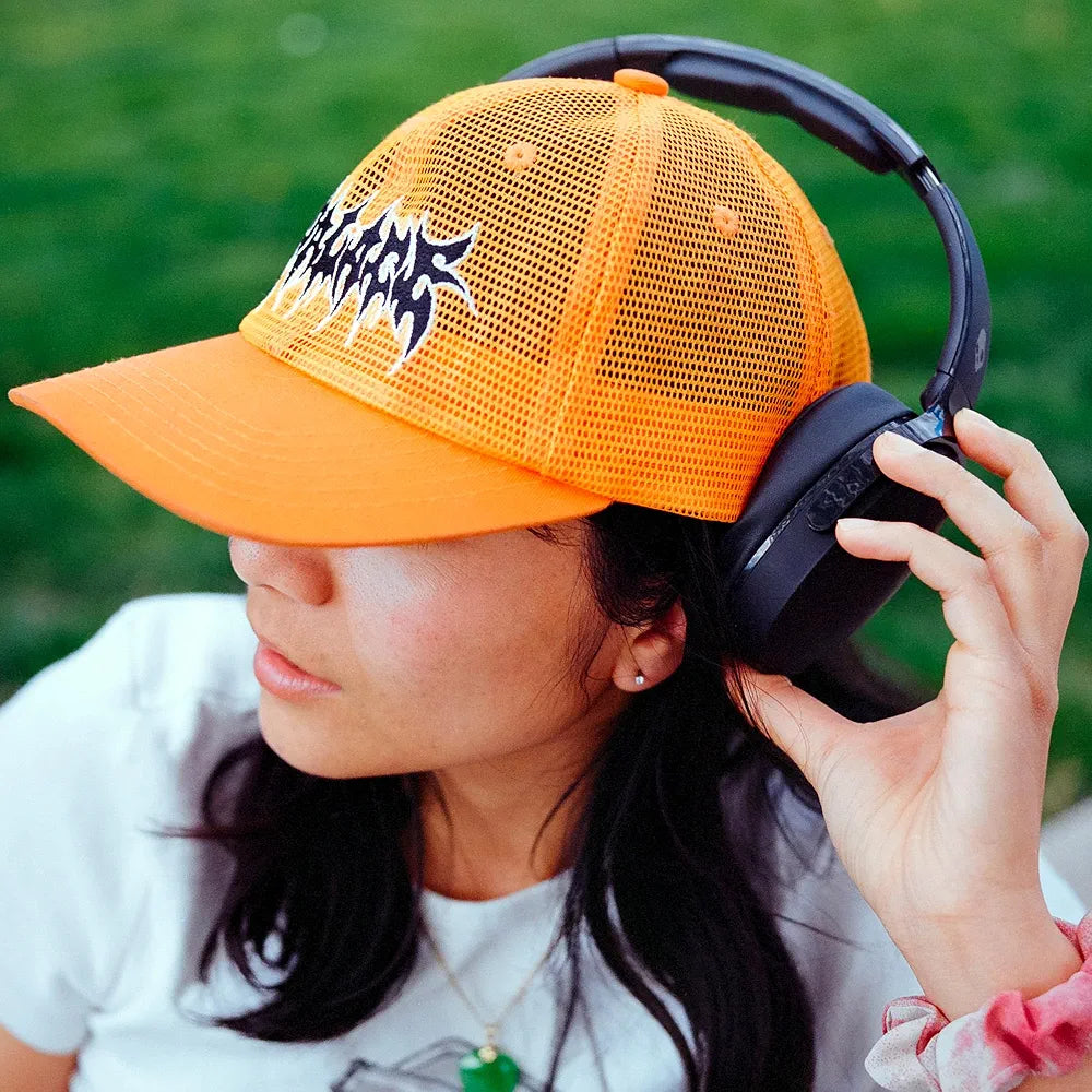 Skullcandy Hesh ANC Smartchoice Active Noise Cancelling Wireless Headphones with 40mm Drivers, 22Hr Playtime + Rapid Charge, Flat-Folding and Collapsible,Light Weight,Work with Android and iOS- Black