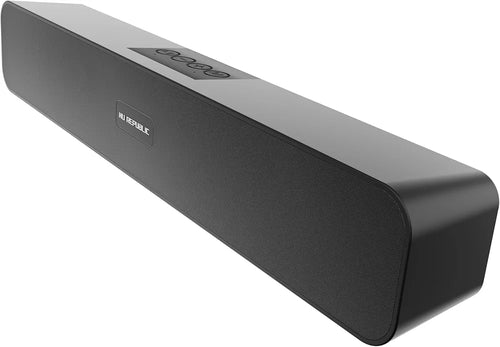 Nu Republic Soundbar 20 Bluetooth Soundbar with X-Bass Technology, 52mm Dynamic Drivers, Upto 12 Hrs Playtime, 20 W Output, Aux/USB Port  