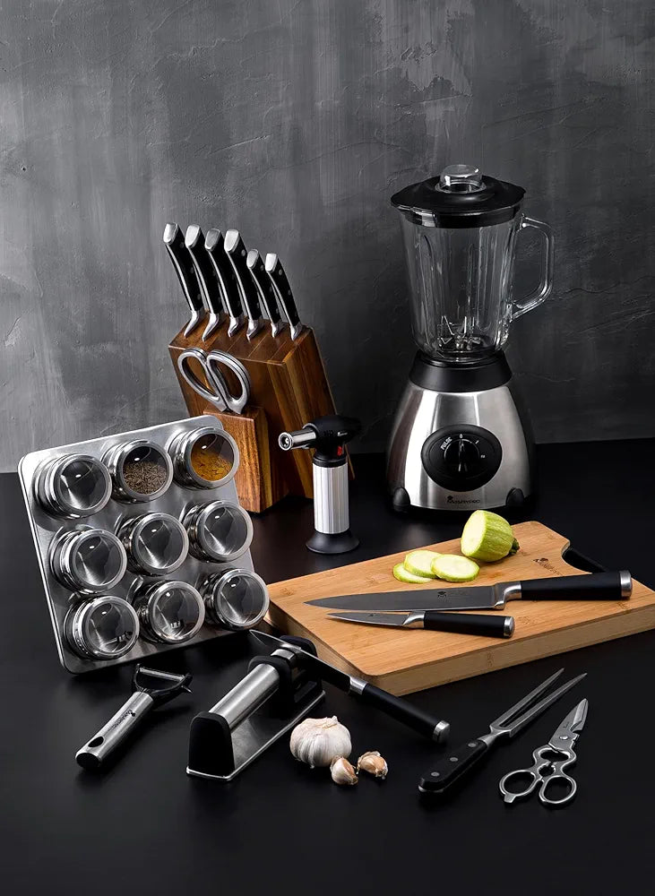 BERGNER Master Pro 2-in-1 Stainless Steel Balloon Whisk for Kitchen 