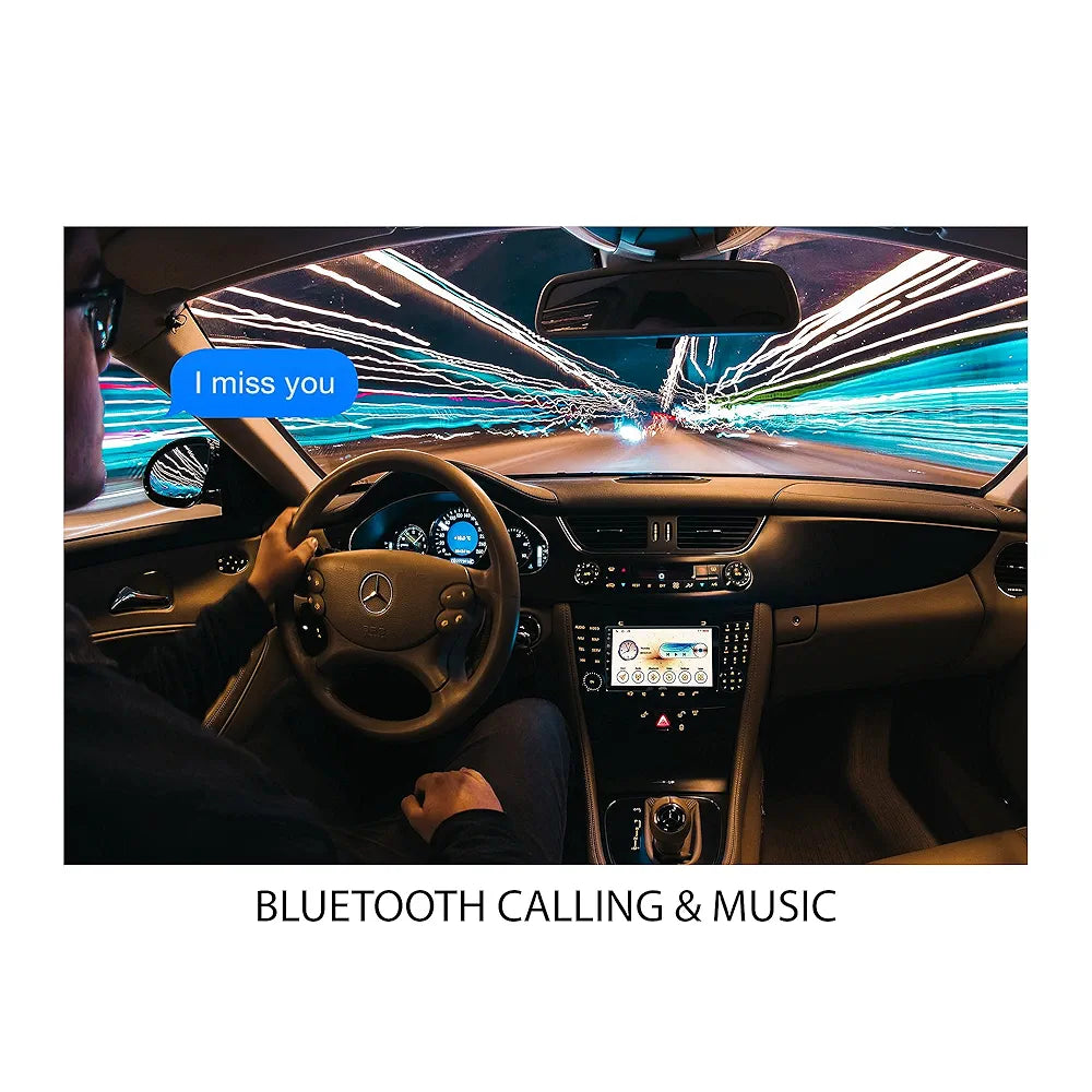 JXL 9 Inch Car Andriod Double Din Player 2GB/32GB Quad Core Processor1280P HD Screen, Latest Android Version 12 BT 5.0, Wi-Fi, GPS, USB 2.0, Navigation 2GB/32GB