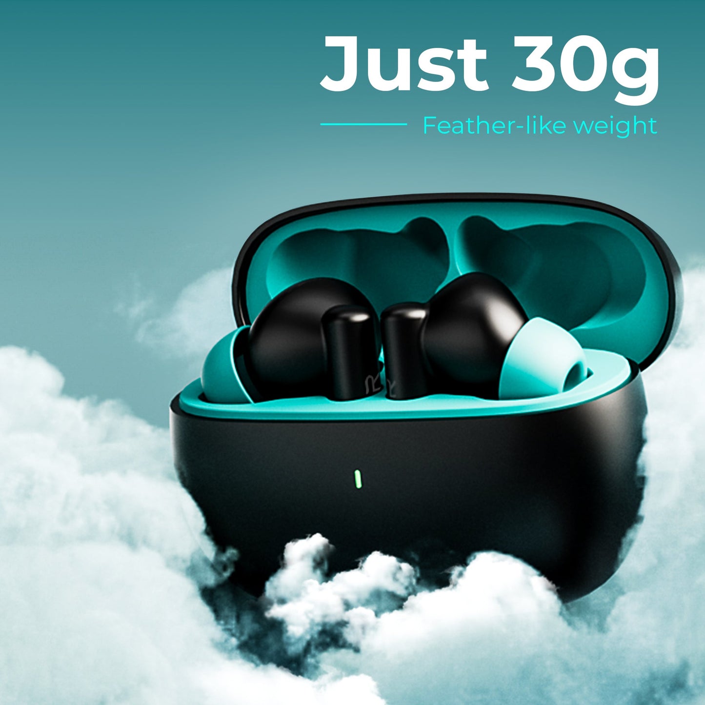 TRIGGR Ultrabuds N1 Neo with ENC, 40Hr Playback, 13mm Drivers, Rich Bass, Fast Charging Bluetooth Headset