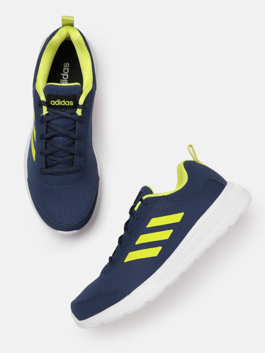 ADIDAS Men Woven Design Striped Detail GlideEase M Non-Marking Running Shoes