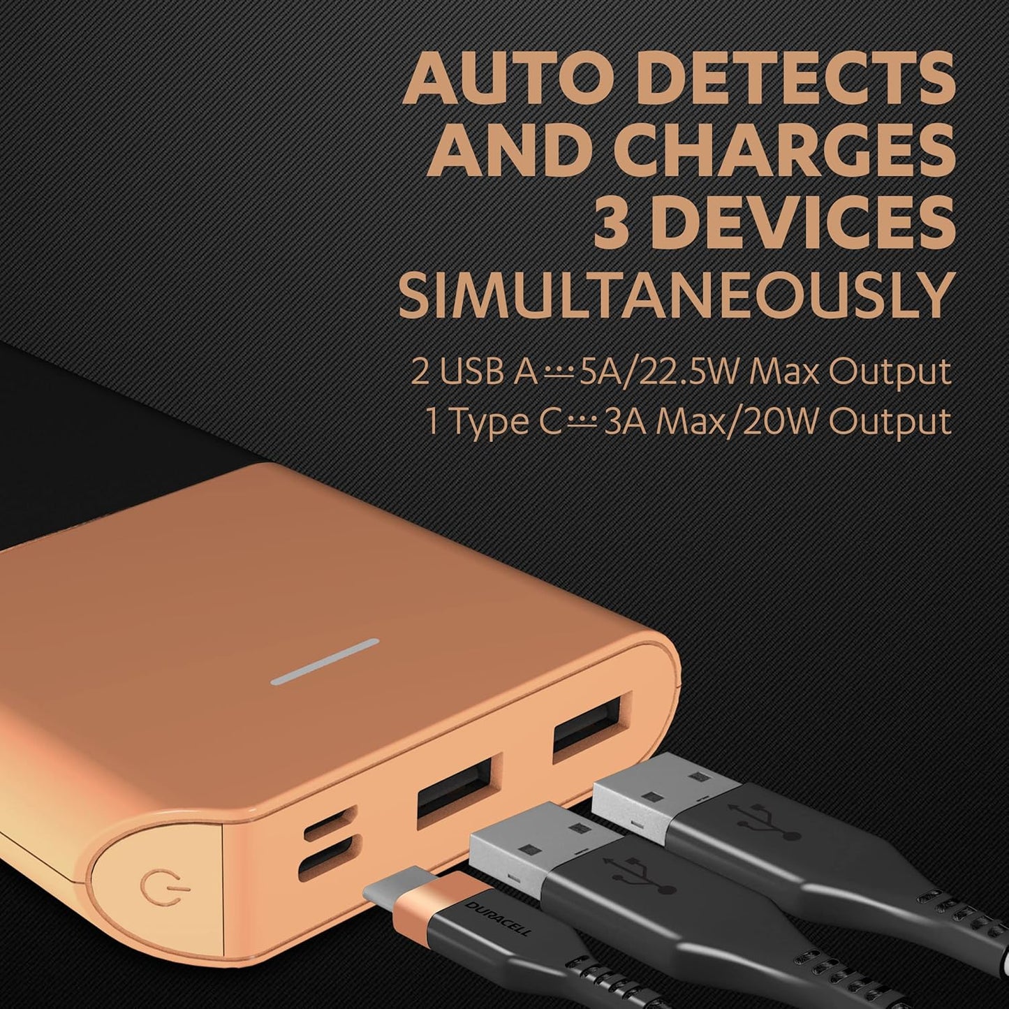 Duracell Power Bank 10000 mAh Portable Charger