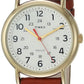 Timex Unisex TW2R42100 Weekender Tan/Brown/Cream Fabric/Leather Strap Watch