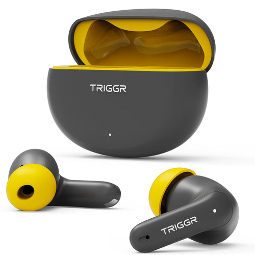 TRIGGR Ultrabuds N3 with Crystal-Clear Calling, 13mm Drivers, Fast Charging, 50H Battery, BassXpand Tech, v5.4 Bluetooth