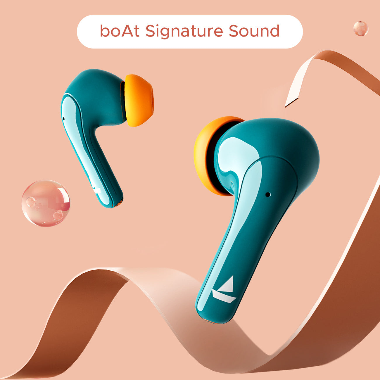 boAt Airdopes 155 | Wireless Earbuds with 40 Hours Playback, ENx™ with Quad Mics, Bluetooth v5.3