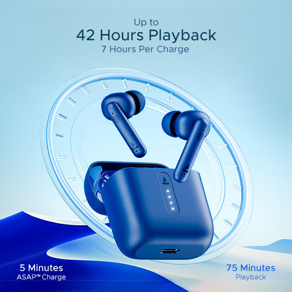 boAt Airdopes 141 | Wireless Earbuds with 42 Hours Playback, ENx™ Technology, BEAST™️ Mode
