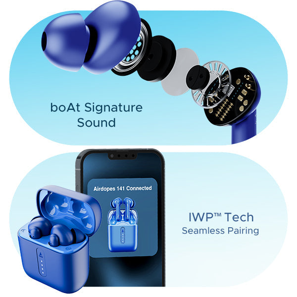 boAt Airdopes 141 | Wireless Earbuds with 42 Hours Playback, ENx™ Technology, BEAST™️ Mode