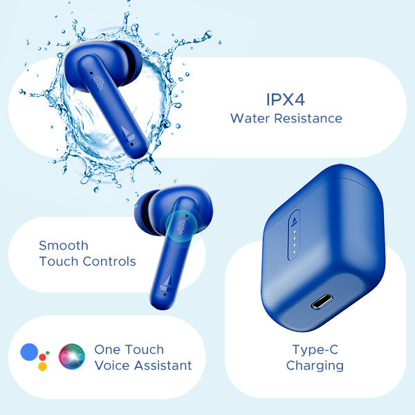 boAt Airdopes 141 | Wireless Earbuds with 42 Hours Playback, ENx™ Technology, BEAST™️ Mode