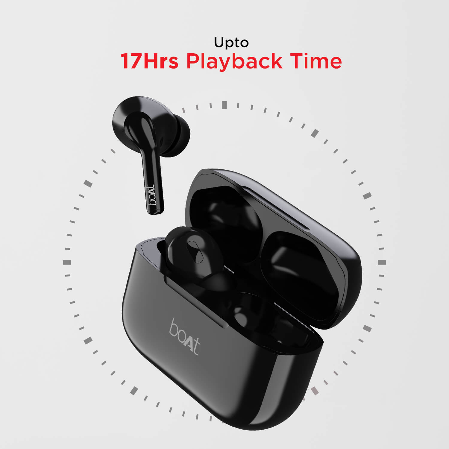 boAt Airdopes 163 | Wireless Earbuds with Massive Playback of upto 17 Hour, IPX5 Water & Sweat Resistance, IWP Technology, Type C Interface