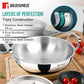 TriPro Tri-Ply Stainless Steel Deep Kadai