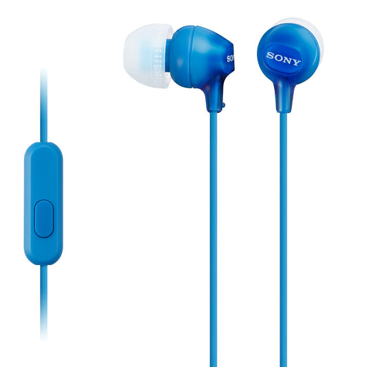 Sony MDR-EX14AP Wired In-Ear Headphones with Tangle Free Cable, Headset with Mic for Phone Calls