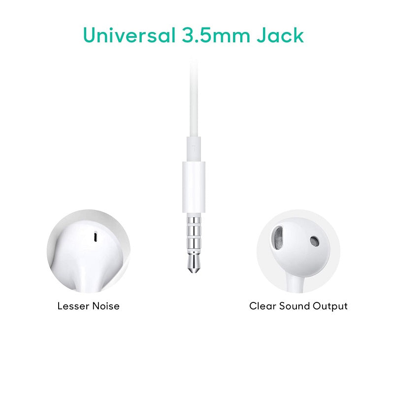 Oppo Mh319 Half-Ear Wired Earphones with mic