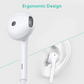 Oppo Mh319 Half-Ear Wired Earphones with mic