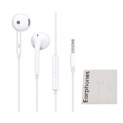 Oppo Mh319 Half-Ear Wired Earphones with mic