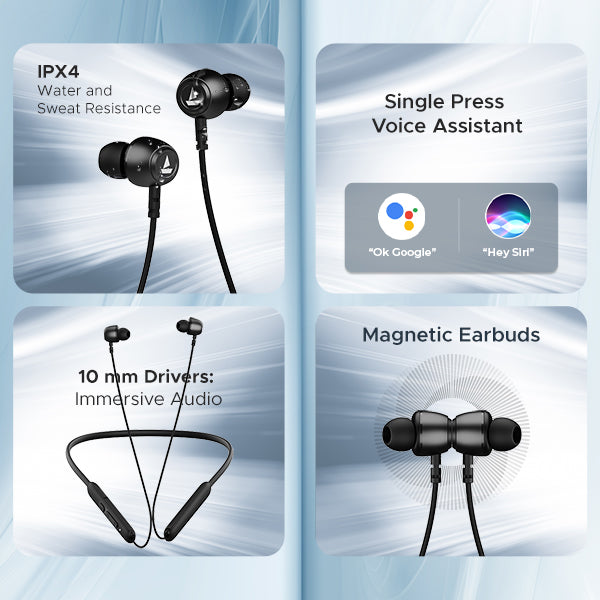 boAt Rockerz 103 V2 Pro | Bluetooth Earbuds with Upto 30 Hours Playback, ENx™️ Technology, ASAP™️ Charge