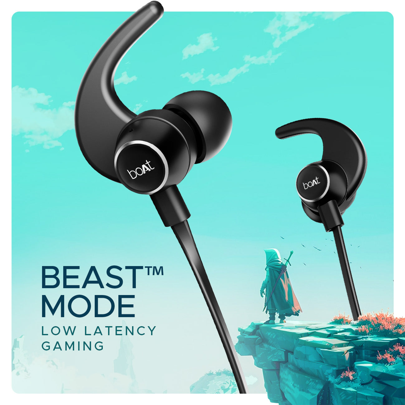 boAt Rockerz 255 Pro+ | Bluetooth Earphone with 10mm drivers, Up to 60 Hours Nonstop Playback, Type-C charging, ASAP™ Charge
