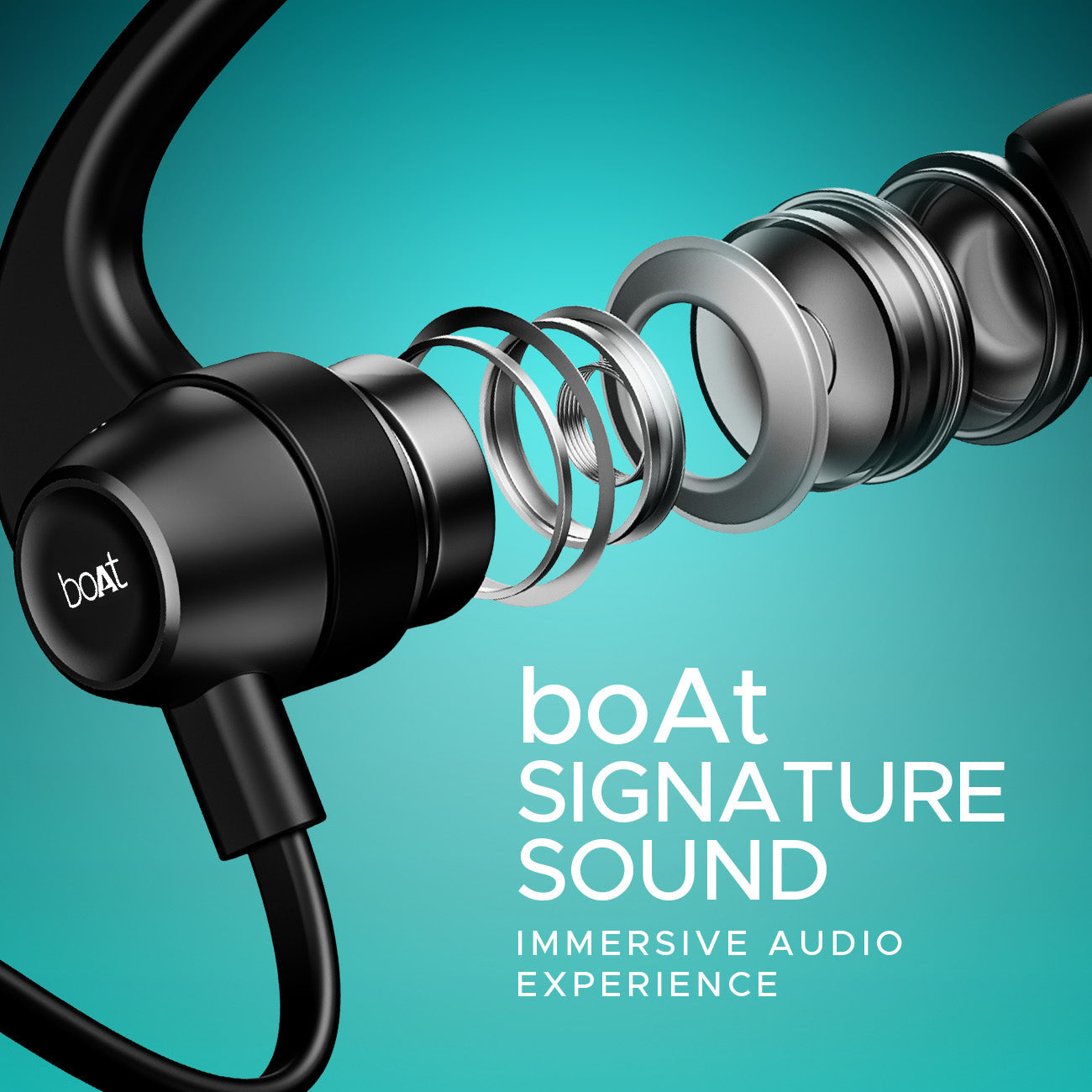 boAt Rockerz 255 Pro+ | Bluetooth Earphone with 10mm drivers, Up to 60 Hours Nonstop Playback, Type-C charging, ASAP™ Charge