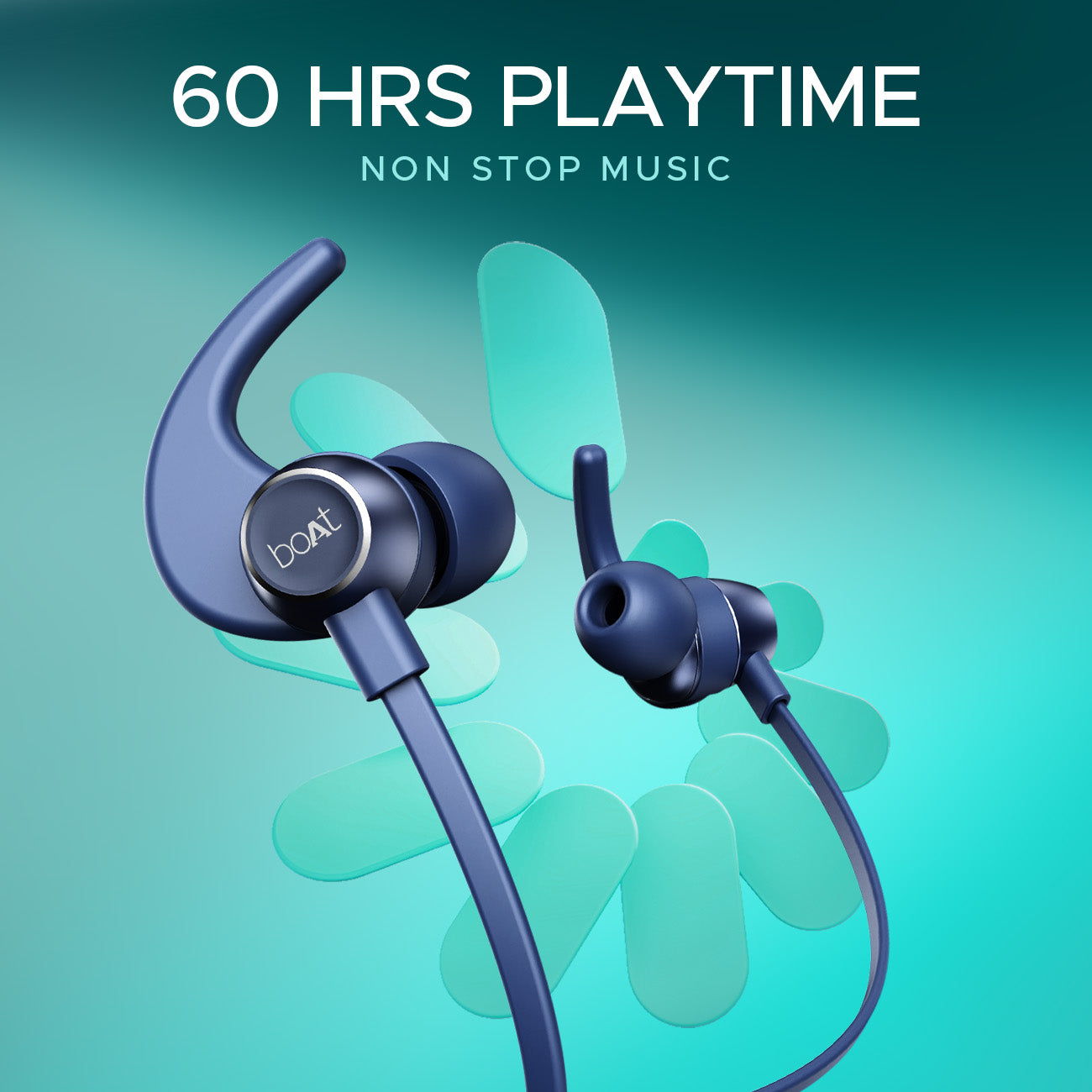 boAt Rockerz 255 Pro+ | Bluetooth Earphone with 10mm drivers, Up to 60 Hours Nonstop Playback, Type-C charging, ASAP™ Charge