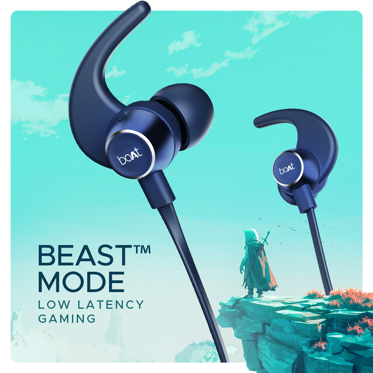 boAt Rockerz 255 Pro+ | Bluetooth Earphone with 10mm drivers, Up to 60 Hours Nonstop Playback, Type-C charging, ASAP™ Charge