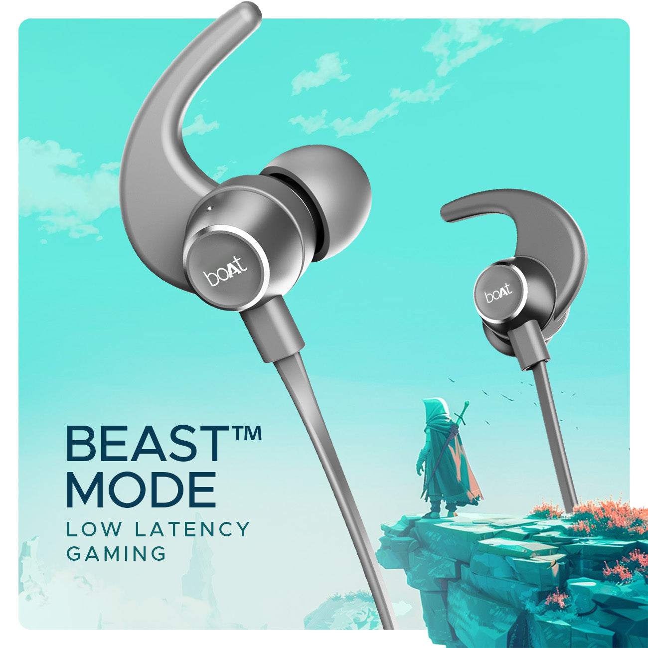 boAt Rockerz 255 Pro+ | Bluetooth Earphone with 10mm drivers, Up to 60 Hours Nonstop Playback, Type-C charging, ASAP™ Charge