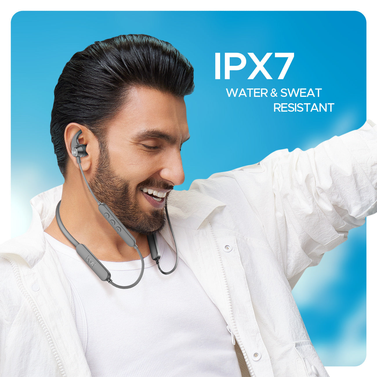 boAt Rockerz 255 Pro+ | Bluetooth Earphone with 10mm drivers, Up to 60 Hours Nonstop Playback, Type-C charging, ASAP™ Charge
