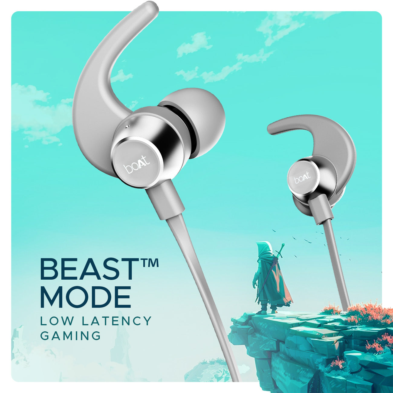 boAt Rockerz 255 Pro+ | Bluetooth Earphone with 10mm drivers, Up to 60 Hours Nonstop Playback, Type-C charging, ASAP™ Charge