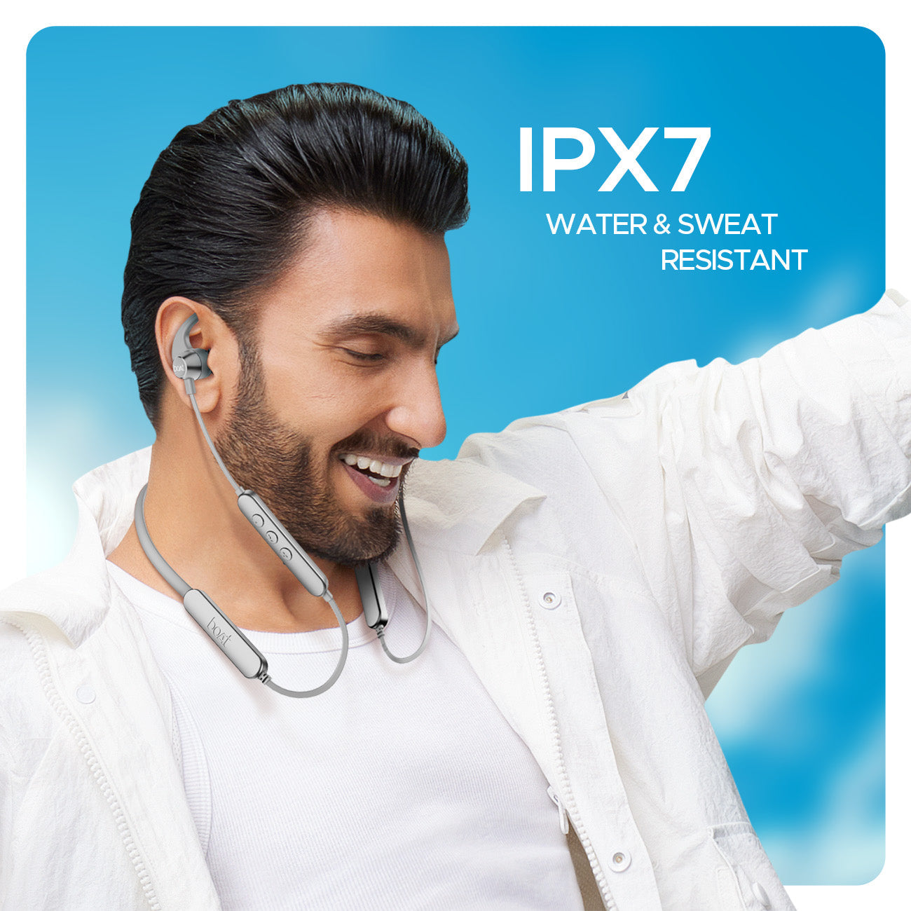 boAt Rockerz 255 Pro+ | Bluetooth Earphone with 10mm drivers, Up to 60 Hours Nonstop Playback, Type-C charging, ASAP™ Charge