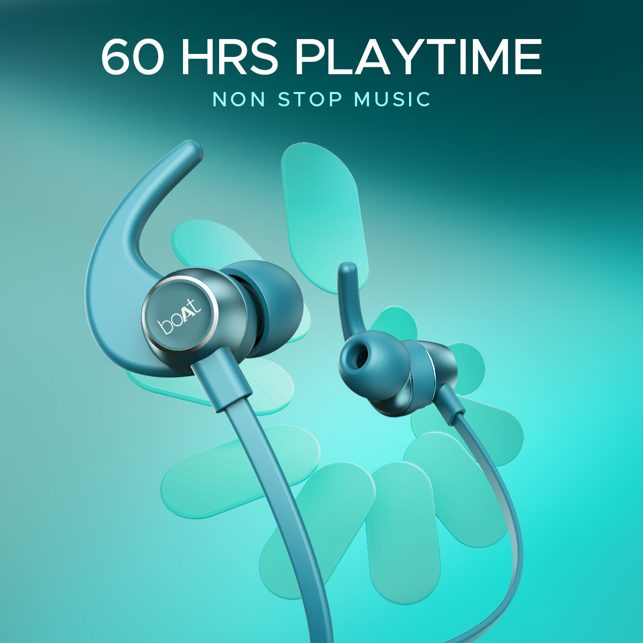 boAt Rockerz 255 Pro+ | Bluetooth Earphone with 10mm drivers, Up to 60 Hours Nonstop Playback, Type-C charging, ASAP™ Charge