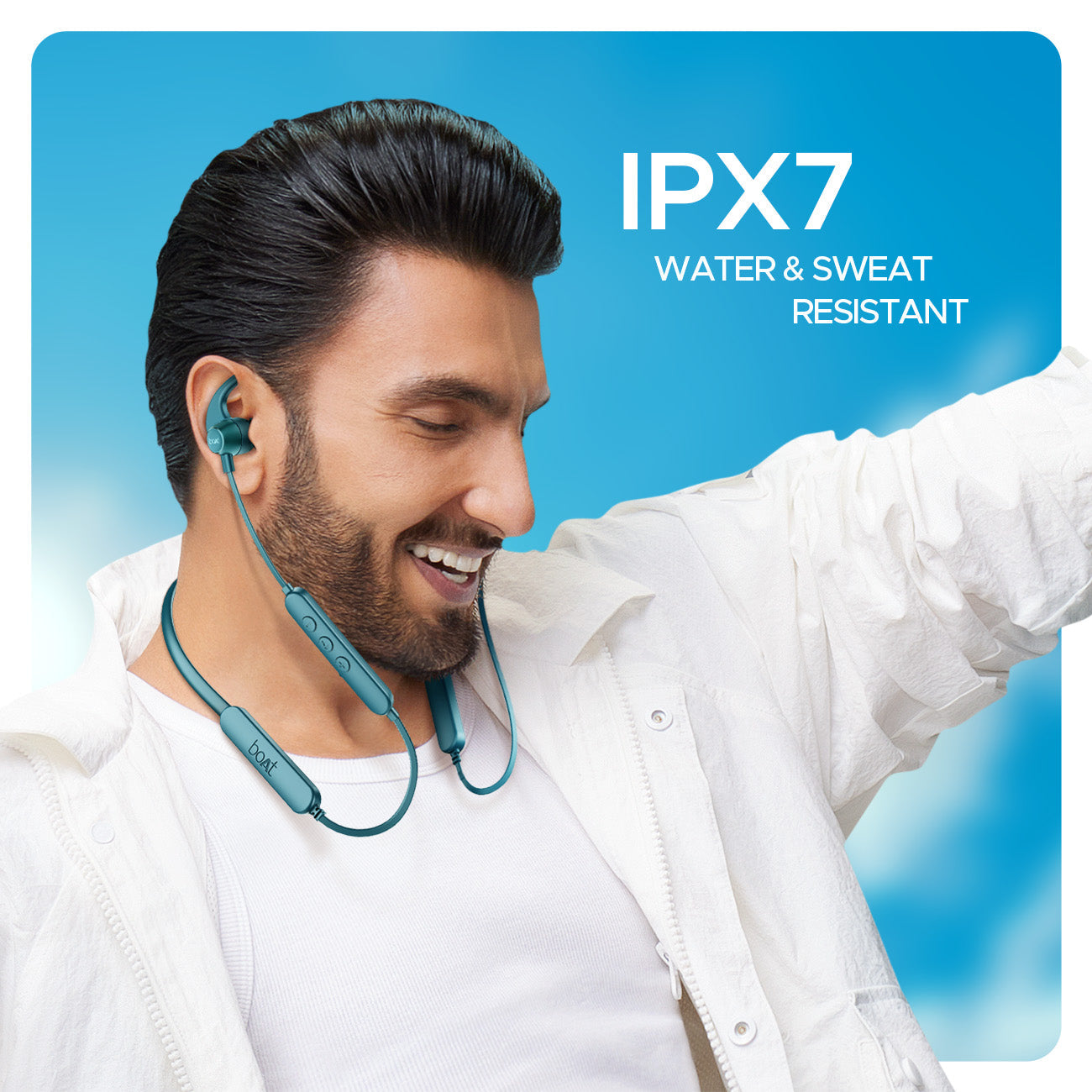 boAt Rockerz 255 Pro+ | Bluetooth Earphone with 10mm drivers, Up to 60 Hours Nonstop Playback, Type-C charging, ASAP™ Charge