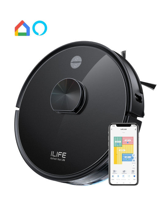 Black A20 LiDAR Robot Vacuum Cleaner