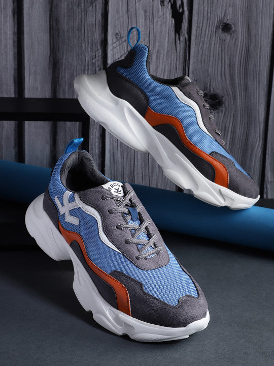 WROGN Men Colourblocked Running Shoes