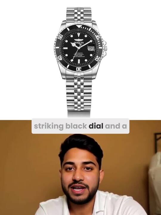 Men Pro Diver Automatic Black Dial Analog Watch 29178