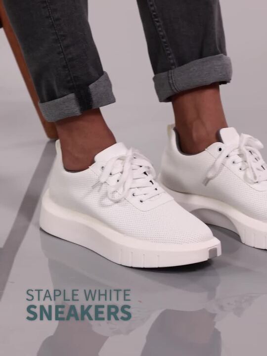 Mochi Men Round Toe Lace-Ups Sneakers