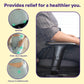 Careforce Donut Pillow for Tailbone Pain Orthopedic Coccyx Cushion for Tailbone Pain for Sitting Soft PU Donut Cushion Pillow for Piles, Hemorrhoid, L