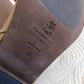 New Brunello Cucinelli monili heel Chelsea boot tan leather ankle booties 39 NWT