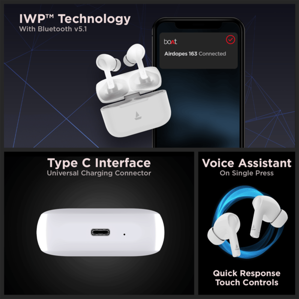 Boat Airdopes 163 in Ear Wireless Earbuds