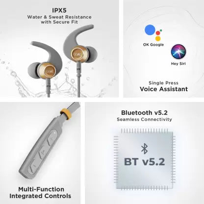 boAt Rockerz 235 Pro | Wireless Bluetooth Neckband with Up To 20 Hours Playback, BEAST™ Mode, ENx™ Technology