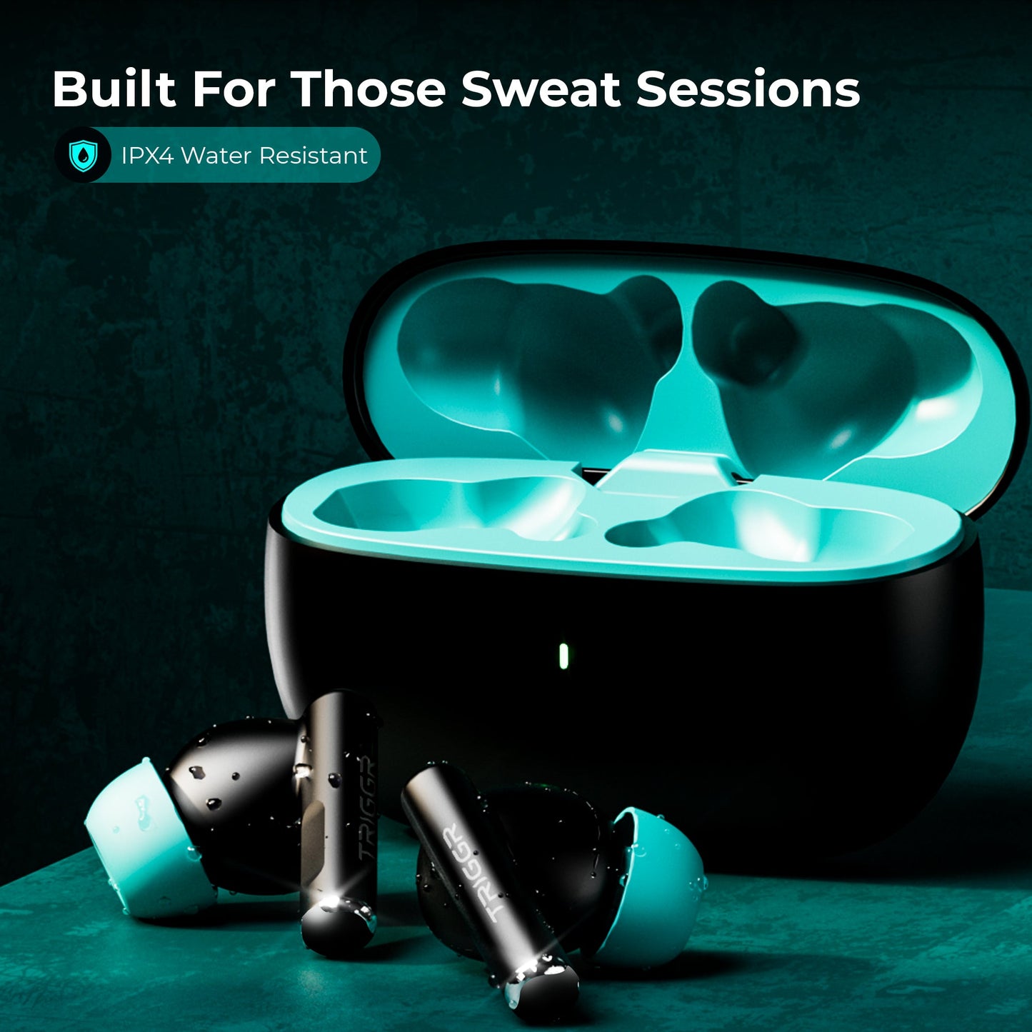 TRIGGR Ultrabuds N1 Neo with ENC, 40Hr Playback, 13mm Drivers, Rich Bass, Fast Charging Bluetooth Headset